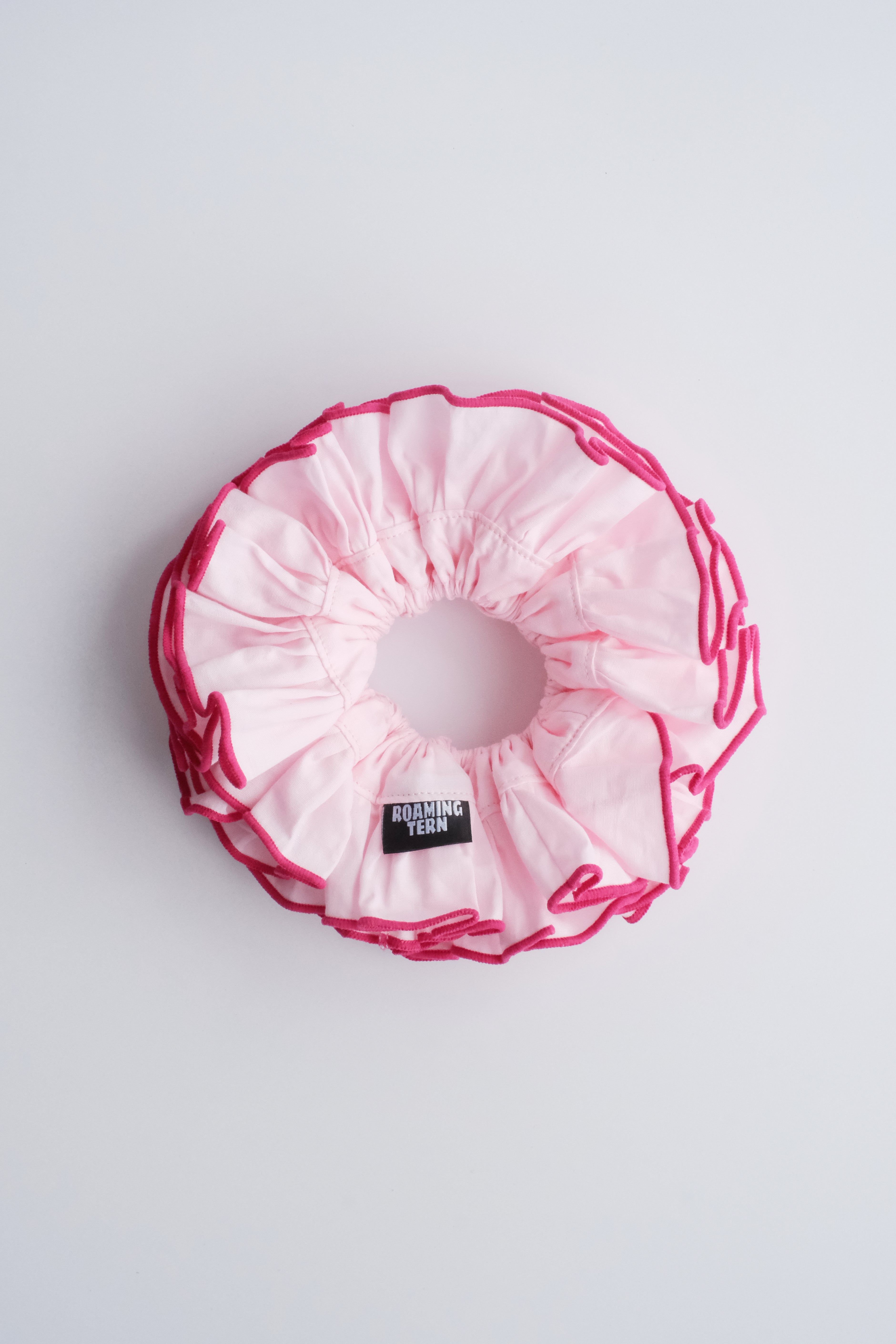 Bloom - Tone-on-Tone Pink Scrunchie