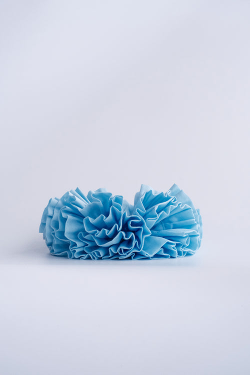 Bloom - Solid Blue Scrunchie