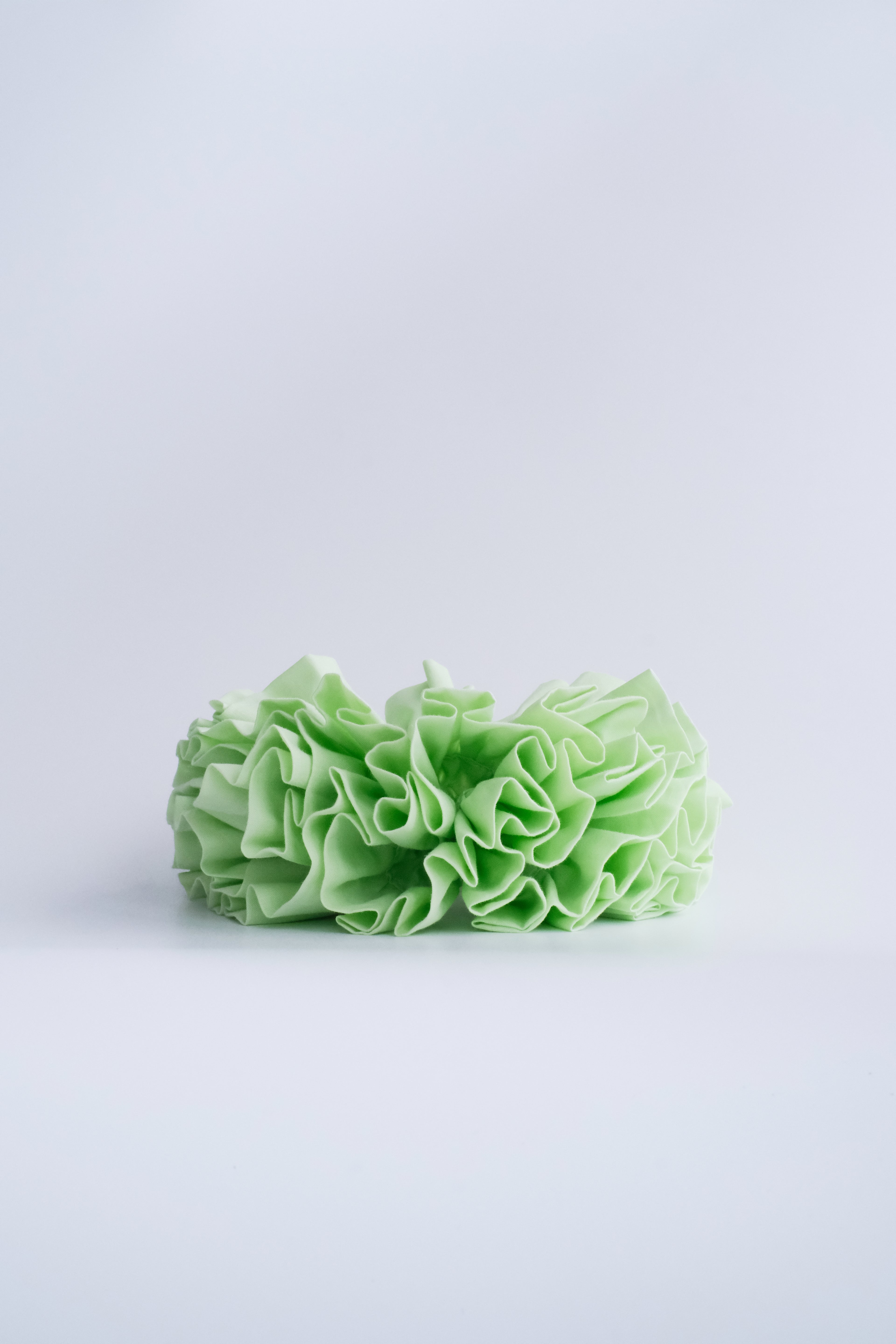Bloom - Solid Green Scrunchie