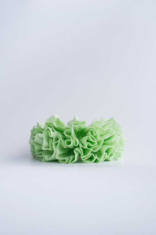 Bloom - Solid Green Scrunchie